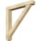 Ekena Millwork Traditional Craftsman Rough Sawn Bracket w/ Offset Brace, Douglas Fir, 6"W x 40"D x 40"H BKT0604X40X40TRA04RDF - alternate 1